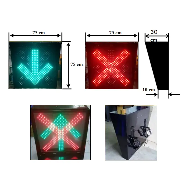 ป้ายไฟบอกช่องทางจราจร